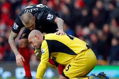 Premier League, Manchester United - Liverpool: Pepe Reina a Martin Škrtel