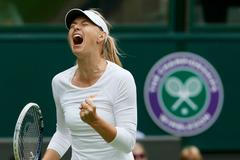 Maria Šarapovová v prvním kole Wimbledonu 2013