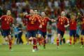 Španělští fotbalisté slaví postup do finále Poháru FIFA 2013