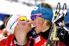 MS v klasickém lyžování 2013, sprint dvojic žen: Jessica Digginsová a Kikkan Randallová