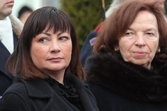 Na hřbitově v Lánech