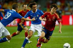 Finále Eura: Španělsko - Itálie (Bonucci, Pirlo a Silva)
