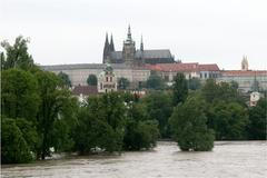 Povodeň Praha - Střelecký ostrov