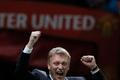 David Moyes se raduje z gólu v utkání Manchester United vs. Liverpool