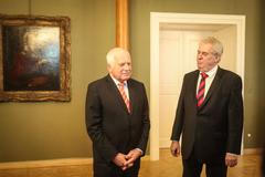 Zeman u Klause na hradě