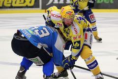 Hokej, Plzeň - Zlín: Jan Kovář - Petr Čajánek