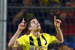 LM, Dortmund - Real: Robert Lewandowski, gól na 3:1