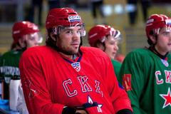 Jevgenij Arťuchin na tréninku Petrohradu