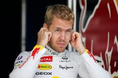 Sebastian Vettel při tréninku na Velkou cenu Koreje