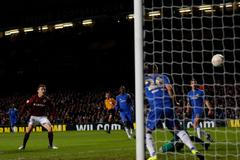 Fotbal, Evropská liga, Chelsea - Sparta: David Lafata (vlevo) dává gól