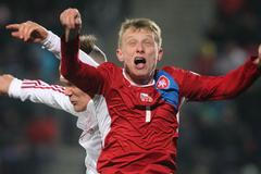 Fotbal, Česko - Dánsko: Ladislav Krejčí