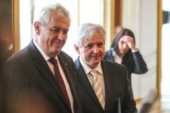 Zeman jmenoval Rusnoka předsedou vlády