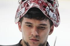 Trénink české hokejové reprezentace (Jakub Kovář)