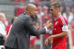 Bundesliga, Bayern Mnichov - 1. FC Norimberk (Philipp Lahm, Josep Guardiola)