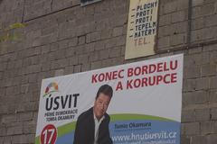 Veselí nad Lužnicí - volební plakát