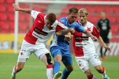 Slavia - Ostrava: Marcel Gecov, Tomáš Mičola