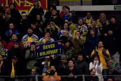 Hokej, Zlín - Třinec: fanoušci Zlína