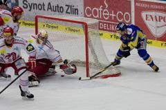 Hokej, Zlín - Třinec: Petr Leška, gól na 2:1