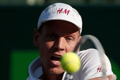 Tenista Tomáš Berdych na turnaji Masters v Miami