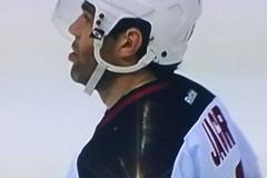 Jaromír Jágr při premiéře v drese New Jersey Devils