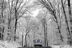 usa sníh sněžení