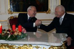 Slovenský prezident Ivan Gašparovič v Praze