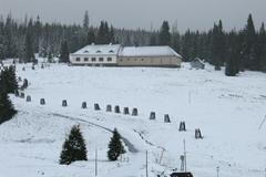 Zasněžená Šumava v květnu