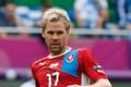 Tomáš Hübschan v utkání Řecko - Česká republika na Euru 2012