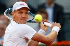 Tomáš Berdych na turnaji Masters v Madridu 2013