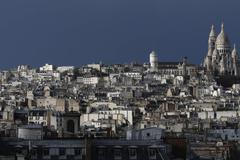 Slunce nad Sacre Coeur