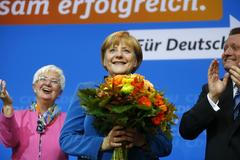 Německo - volby 2013 - Merkelová
