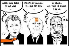 roman beneš čez schwarzenberg kresba vyoral