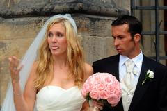 Radek Štěpánek a Nicole Vaidišová při svatbě 2010