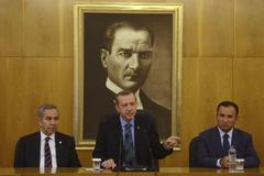 Protesty v Turecku - Erdogan