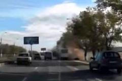 výbuch ruského autobusu