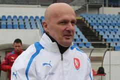 Trénink české fotbalové reprezentace: Michal Bílek