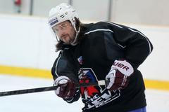 Tréninky Sparty a HC Lev