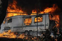 USA - Kalifornie - požár - oheň