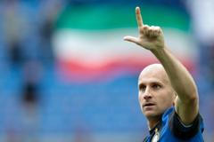 Tomasso Rocchi slaví branku v síti Parmy