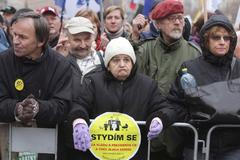 demonstrace proti vládě, 17.11.2012