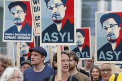 Demonstrace za Edwarda Snowdena