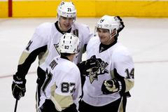 NHL, Pittsburgh Penguin: Sidney Crosby, Jevgenij Malkin a Chris Kunitz