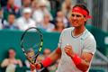 Rafael Nadal se raduje z další výhry v Monte Carlu