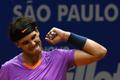 Rafael Nadal slaví vítězství na turnaji v Sao Paulu