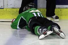 Hokejisté v přípravném utkání před sezónou 2012/13.