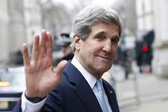 John Kerry na cestě po Evropě - Londýn