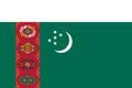 Vlajka - Turkmenistán