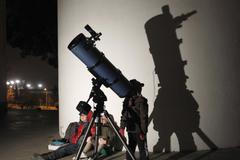 Pozorování planetky v Barceloně