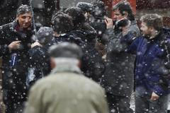 Prezidentské volby - Jan Fischer, voliči, chumelenice