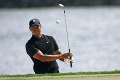 Tiger Woods na golfovém turnaji na Floridě